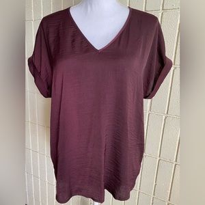 Burgundy Blouse